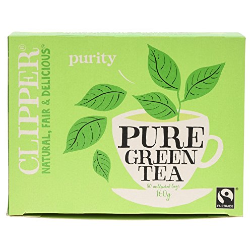 CLIPPER Pure Green Teabags 80bags (PACK OF 1)