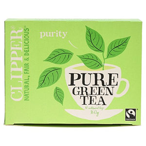 CLIPPER Pure Green Teabags 80bags (PACK OF 1)