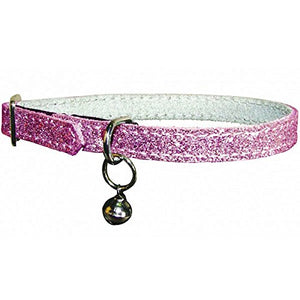 Cat Collar Paillete Pink