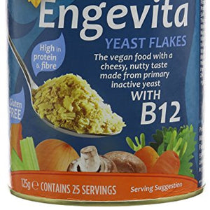 Engevita Yeast Flakes 125 g (Pack of 6)