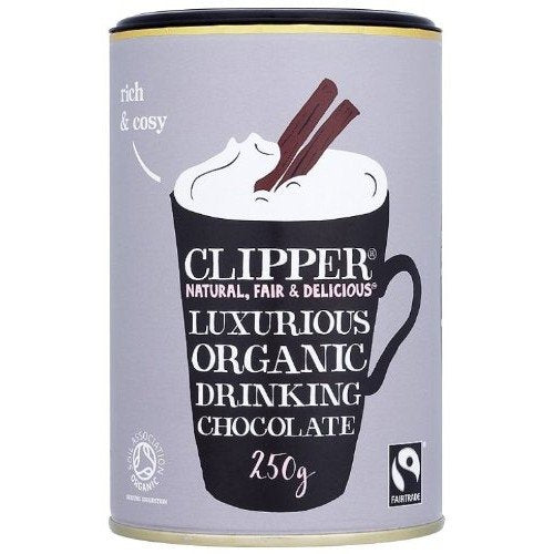 Clipper Ft Drinking Chocolate 250g X 4 (Pack of 4)