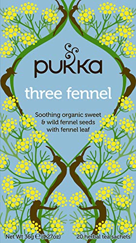 Pukka Organic Three Fennel, 20 Teabags