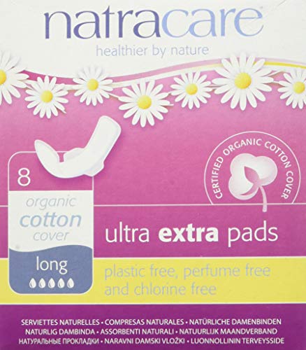 NATRACARE Ultra Extra Pads Long 8s (Pack of 2)