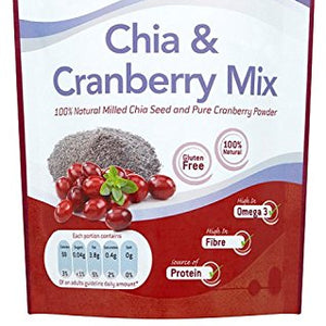 Chia Bia Milled Chia Seed and Cranberry Mix 100 g