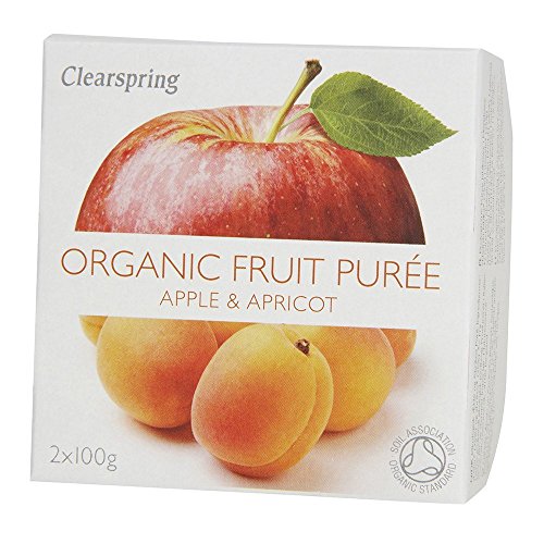 Clearspring Fruit Puree Apple & Apricot 2 X 100g - CLS-NN104