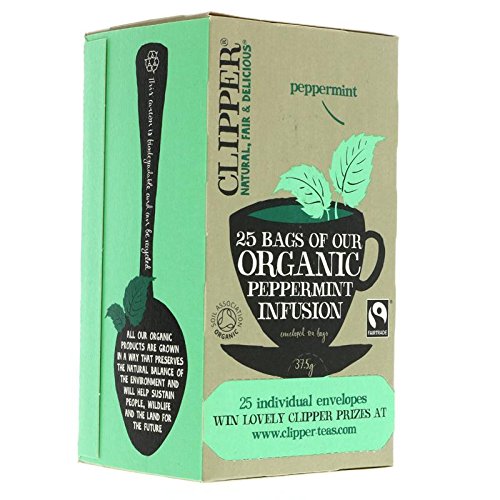 Clipper Ft Org Peppermint Envelopes 25bag X 5 (Pack of 5)