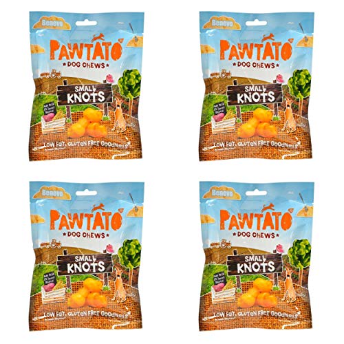 Benevo Pawtato Small Knots Dog Chews, 150g - 4 Pack
