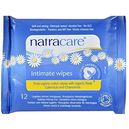 Org Cotton Intimate Wipes (12's) Bulk Pack x 6 Super Savings