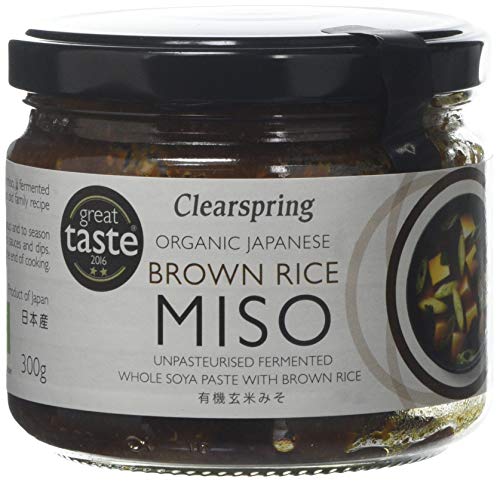 Clearspring Organic Brown Rice Miso Jar 300g (Pack of 2)