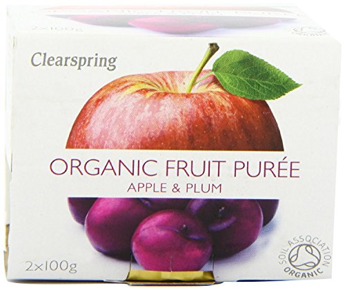 Clearspring Fruit Puree Apple & Plum 2 X100g
