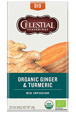 Celestial Organic Ginger & Turmeric Tea 20 Bags