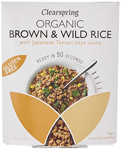 Clearspring Organic Wholefoods Brown and Wild Rice with Tamari, 250g