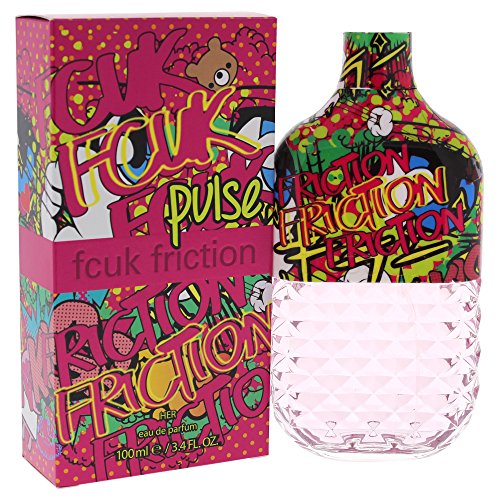Fcuk Friction Pulse Eau De Parfum Spray for Her, 100 ml