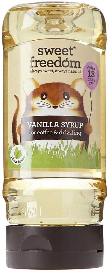Sweet Freedom Fruit Sweetened Vanilla Coffee/Drizzling Syrup, 350 g