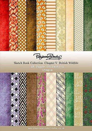 Pollyanna Pickering Sketchbook A4 Paper Collection 20/Pkg-Ch.5 British Wildlife