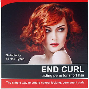 Pin Up End Curl Perm for Short Hair