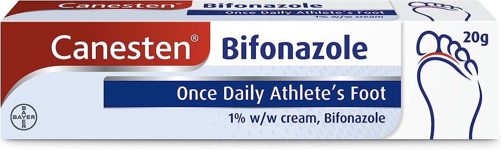 Canesten Bifonazole Once Daily Athlete’s Foot 1% w/w Cream 20 gram