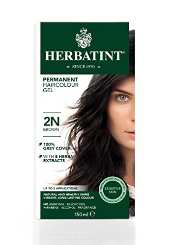 Herbatint Permanent Dye Care Of 5 Plant Extracts 150ml - 2N Brown