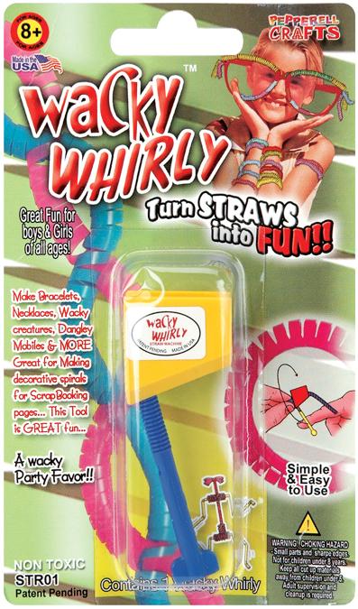 Pepperell Wacky Whirly Straw Kit
