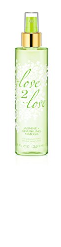 Love 2 Love Jasmine Plus Sparkling Mimosa Fragrance Mist for Her, 240 ml