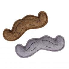 Mop Moustache Catnip Toy 2Pk