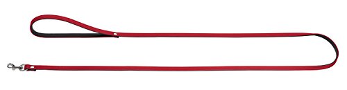 Leash Softie 20/100 Nickel Artificial Leather Red/ Black | Hunter