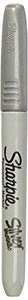 Sharpie Br&s Permanent Marker, Fine Point, Nontoxic, Metallic Silver (39013)