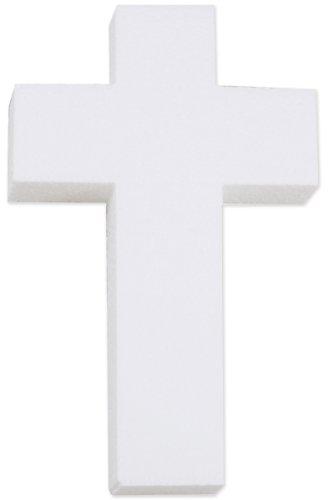 Smoothfoam Cross Crafts Foam for Modeling, 8 by 5 by 1-Inch, White