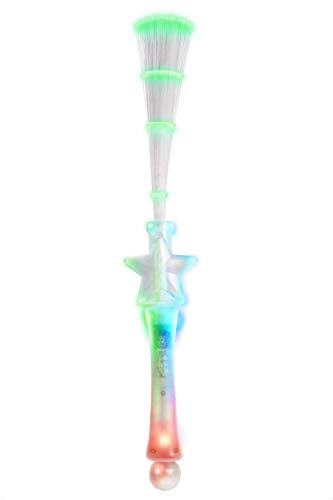 Smiffys Light-Up Fibre Optic Star Wand, 40 cm