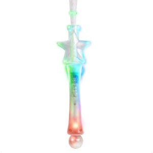 Smiffys Light-Up Fibre Optic Star Wand, 40 cm