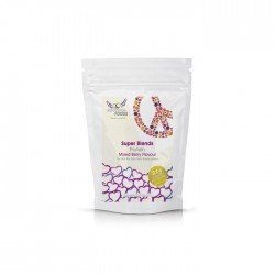 Raw Vegan Plant Based Mixed Berry Protein Powder-250g-21g of protein per serving. All natural organic ingredients including digestive enzymes for complete absorption (250g)
