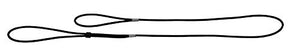 Show Leash 4 Mm, Round Genuine Cow Leather Black | Hunter