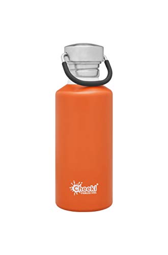 Classic Stainless Steel Leakproof Water Bottle Capacity, Orange