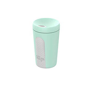 Hip Cup Travel 355ml (Mint and Cloud) - Super Lightweight, Reusable Travel Mug, ECO-Friendly Coffee Cup