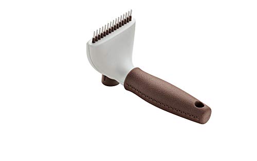 Detangling Curry Comb Spa Self-Cleaning, Small Brown/Grey  Pack Of 3 | Hunter