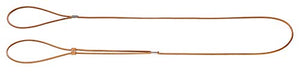 Show Leash 4 Mm, Round Genuine Cow Leather Tan | Hunter