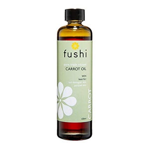 Fushi Carrot Oil 100 ml | Fresh-Pressed| Rich in Beta Carotene, Vitamins A, B, C, D and E and essential fatty acids | Best for Sun Damage Skin, Parched Skin & Fine Lines |Manufactured in the UK