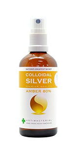 Nature's Greatest Secret Premium Quality Colloidal Silver Amber Spray, 100 ml