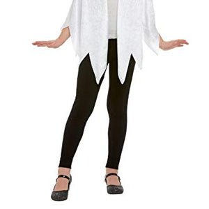 Smiffys 52146 Ghost Hooded Cape, Unisex Children, White, One Size