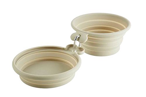 Silicone Travel Bowl List 350/750 Ml Tan  Pack Of 2 | Hunter