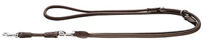 Training Leash Round & Soft Elk 8/200 Ni Elkskin Mokka | Hunter