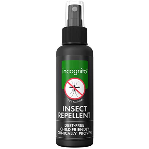 Incognito All Natural Deet Free Anti Mosquito Insect Repellent Spray (100Ml).