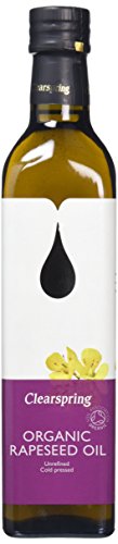 Clearspring Organic Rapeseed Oil 500 ml (Pack of 3)