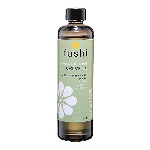 Fushi Organic Virgin Castor Oil ,Fresh-Pressed,Best for Dry Skin, Hair Growth, Inner Cleanse,100 ml