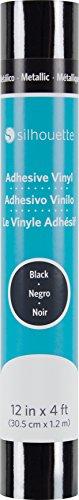 Silhouette Of America Black Silhouette Permanent Metallic Vinyl 12" X4'