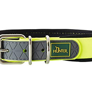 Collar Convenience Comfort, 65 Cm, Neon Yellow 25 Mm, With Soft Neoprene | Hunter