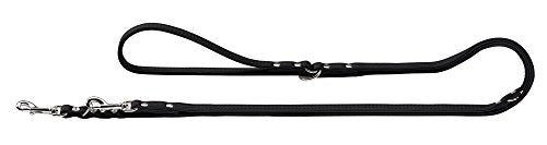 Training Leash Elk Petit 8/200 Nickel Elkleather Black/Elkleather Black | Hunter