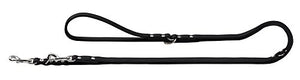 Training Leash Elk Petit 8/200 Nickel Elkleather Black/Elkleather Black | Hunter