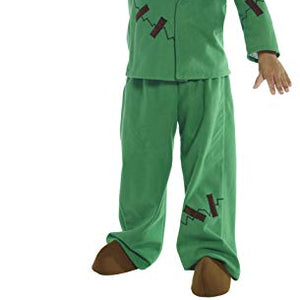 Smiffys Toddler's Monster Costume, Top, Jacket, Trousers, Headpiece & Shoecovers, Colour: Green, Size:T2,36168