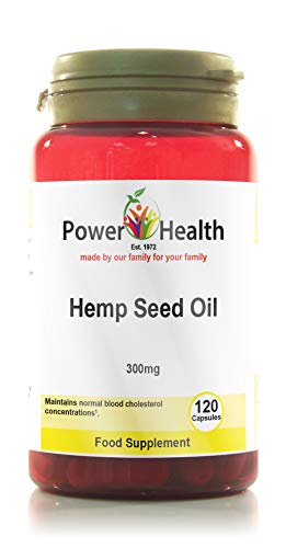 Power Health 300mg Hemp Seed Oil - Pack of 120 Capsules
